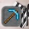 8 Ct. Minecraft Pickaxe Paper Dessert Plates 7.25" Disposable Birthday Party Plates